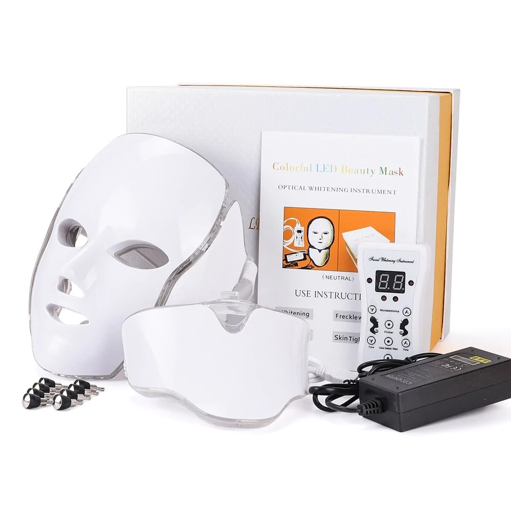 SELFCARE VALLEY™ 7 Color Led Face & Neck Mask